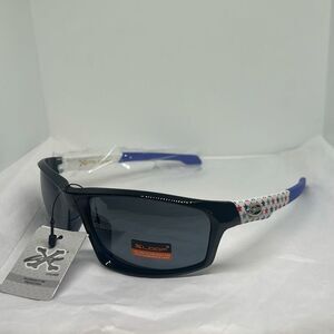 XLoop Patriotic Sunglasses – UV Protection, Red White & Blue Stars